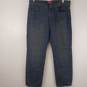 Chaps straight leg blue jeans size 36/32